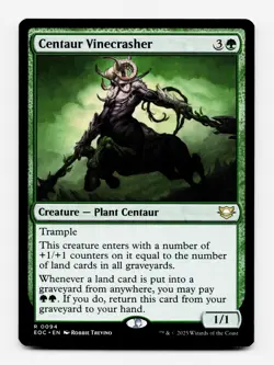 Centaur Vinecrasher [Commander: Edge of Eternities] MTG Magic NM/M 🌳 - Image 3