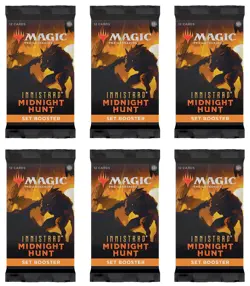 6 Packs MTG Set Booster Pack Lot MTG Innistrad Midnight Hunt - Image 4
