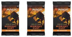 3 Packs MTG Set Booster Pack Lot MTG Innistrad Midnight Hunt - Image 4