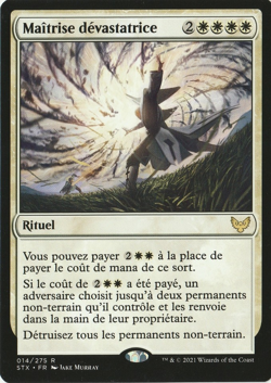 mtg magic Devastating Mastery strixhaven FRENCH vf fr Maitrise devastatrice - Image 1