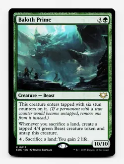 Baloth Prime [Commander: Edge of Eternities] MTG Magic NM/M 🌳 - Image 3