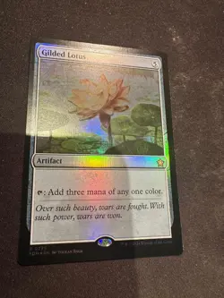 Gilded Lotus - 0725 FDN MTG - Rare Foil N/M - Starter - Image 1