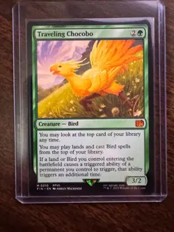 MTG - Final Fantasy- Traveling Chocobo Regular Mythic #210- Magic: The Gathering - Image 1