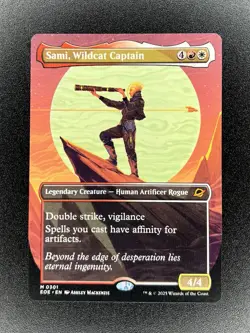 MTG Edge of Eternities BORDERLESS M Sami, Wildcat Captain #0301 Regular NM - Image 1