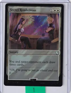Secret Rendezvous (253)(Surge FOIL) * Final Fantasy Commander MTG Magic - Image 1