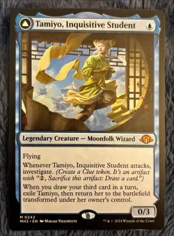 MTG Tamiyo, Inquisitive Student Modern Horizons 3 Regular NM - Image 1