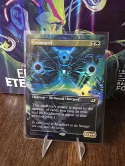 Cosmogoyf (0313) Borderless Foil Edge of Eternities MTG NM - Image 1
