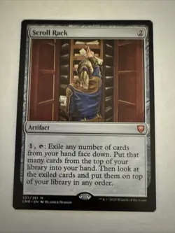 MTG Scroll Rack Commander Legends Mythic Card 337/361 Regular FREE SHIPPING - Image 1