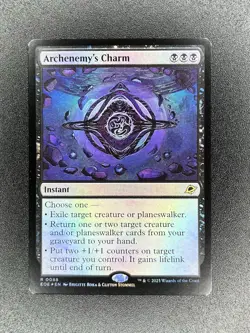 MTG Edge of Eternities R Archenemy's Charm #0088 FOIL NM - Image 1