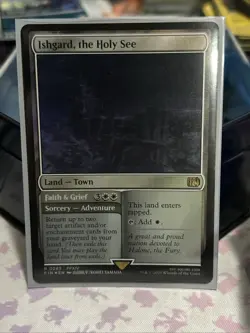 MTG - Ishgard, the Holy See (Foil) - Final Fantasy NM/M Condition - Image 1