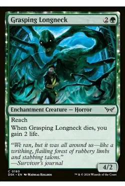 Magic the Gathering (mtg): DSK: Grasping Longneck - Image 1