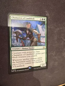 Champion of Lambholt - 0293 MOC MTG - Rare N/M - Image 1