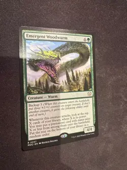 Emergent Woodwurm - 0037 MOC MTG - Rare N/M - Image 1