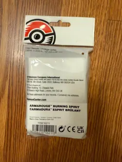 Pokemon Center Armarouge Burning Spirit Card Sleeves New - Image 2