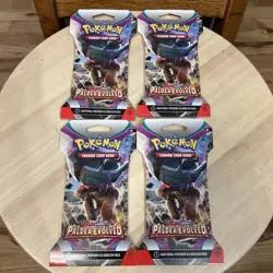 POKEMON SCARLET & VIOLET PALDEA EVOLVED SLEEVED BOOSTER PACK LOT OF 4 Brand New - Image 1