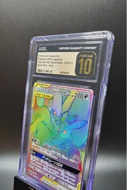 🔥 Umbreon and Darkrai GX 215/173 Tag Team CGC PRISTINE 10 Pokemon Japanese GX - Image 1