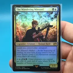 The Wandering Minstrel (Rare Foil) #249 Final Fantasy MTG Near Mint - Image 3