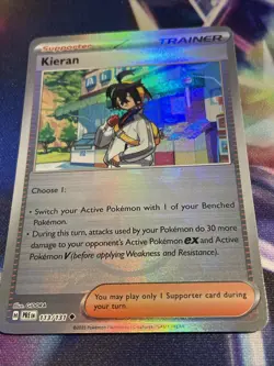 Pokemon TCG Kieran Trainer 113/131 Poke Ball Holo Prismatic Evolutions NM/M - Image 2