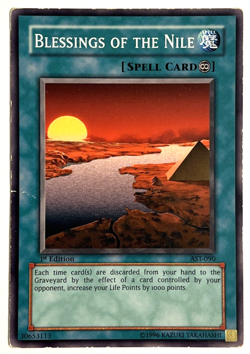 YuGiOh! - Blessings of the Nile - AST-090 - 1st Edition - Common - Image 1