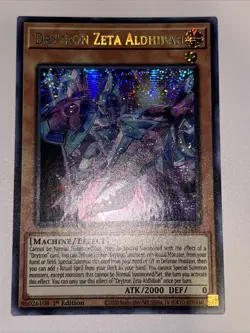 Yugioh! Drytron Zeta Aldhibah - MP21-EN240 - Prismatic Secret Rare - 1st Edition - Image 1
