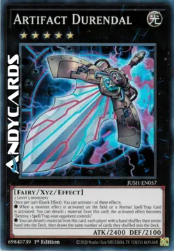 ARTIFACT DURENDAL • (Artefatto Durendal) • Super R • JUSH EN057 • 1Ed • Yugioh! - Image 1