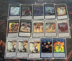 Yugioh Complete Tenpai Dragon Ruler Deck! Paidra Genroku Trident Chasma Spectral - Image 2