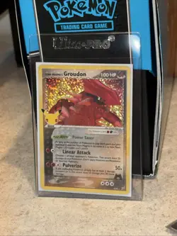 HOLO Team Magma's Groudon 9/95 NM/M Pokemon 25th Celebrations Classic Card - Image 1