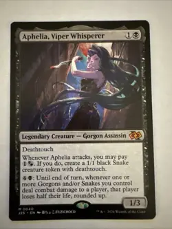 Aphelia, Viper Whisperer Anime Foundations Jumpstart Card, Regular MTG - Image 1