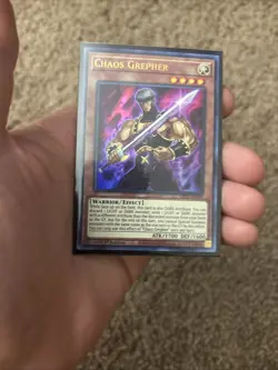 Yu-Gi-Oh Card - GFP2-EN039 - CHAOS GREPHER (ultra rare holo) - NM/Mint - Image 1