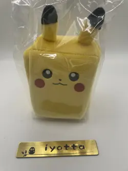 Pokemon Card Game Plush Deck Box Case Pikachu Pokemon Center NEW Japan - Image 1