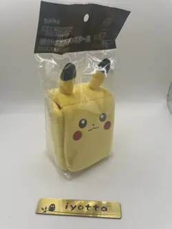Pokemon Card Game Plush Deck Box Case Pikachu Pokemon Center NEW Japan - Image 3