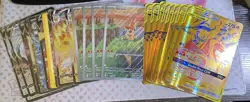 Pokemon JUMBO Card Lot Of 26 Cards Victini Charizard Tag Team Gold Pikachu NM/LP - Image 2