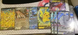 Pokemon JUMBO Card Lot Of 26 Cards Victini Charizard Tag Team Gold Pikachu NM/LP - Image 3