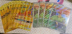 Pokemon JUMBO Card Lot Of 26 Cards Victini Charizard Tag Team Gold Pikachu NM/LP - Image 5