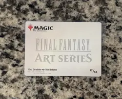 Mtg Vivi Ornitier Art Card gold stamp signed Final Fantasy - Image 2