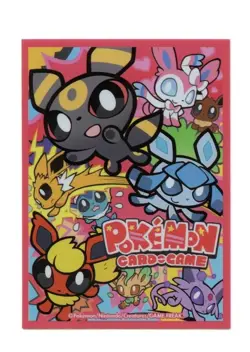 2016 Chibi Eevee Evolutions Individual Card Sleeve Pokemon Center Japan Original - Image 1
