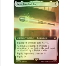MTG Ace's Baseball Bat (Foil) [Doctor Who] Near Mint - Image 1