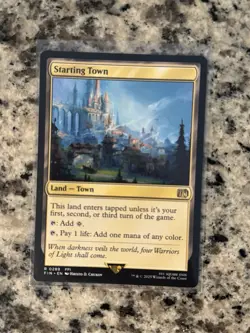 MTG Starting Town 0289 Final Fantasy Non Foil - Image 1