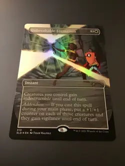 MTG Secret Lair #310 Unbreakable Formation Borderless Foil NM - Image 1