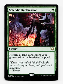 Splendid Reclamation [Commander: Edge of Eternities] MTG Magic NM/M 🌳 - Image 1
