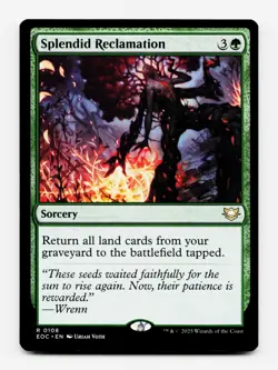 Splendid Reclamation [Commander: Edge of Eternities] MTG Magic NM/M 🌳 - Image 3