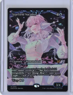 Starfield Vocalist (Showcase) Edge of Eternities Foil ENGLISH - NM #359 MTG EOE - Image 1