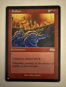 Bedlam The List Reprints #175 MTG Magic The Gathering Near Mint - Image 1