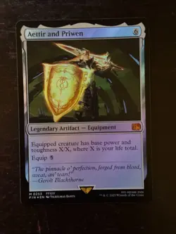 MTG Final Fantasy Aettir and Priwen 0253 Foil - Image 1