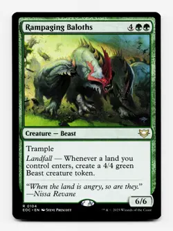 Rampaging Baloths [Commander: Edge of Eternities] MTG Magic NM/M 🌳 - Image 1