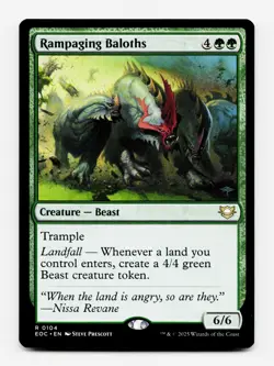 Rampaging Baloths [Commander: Edge of Eternities] MTG Magic NM/M 🌳 - Image 3
