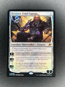 M 0002 Tezzeret, Cruel Captain FOIL Planeswalker Edge of Eternities EOE MTG NM - Image 1