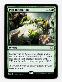 Pest Infestation [Commander: Edge of Eternities] MTG Magic NM/M 🌳 - Image 1