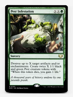 Pest Infestation [Commander: Edge of Eternities] MTG Magic NM/M 🌳 - Image 3