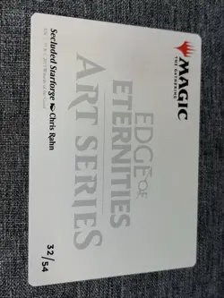 Secluded Starforge - Chris Rahn - MTG: Edge of Eternities - Art Series 32/54 - Image 2